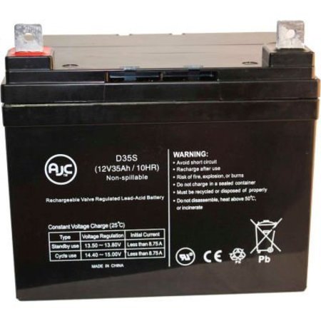 BATTERY CLERK AJC® Power-Sonic PS-12350 PS12350 12V 35Ah Sealed Lead Acid Battery POWER-SONIC-PS-12350 PS12350